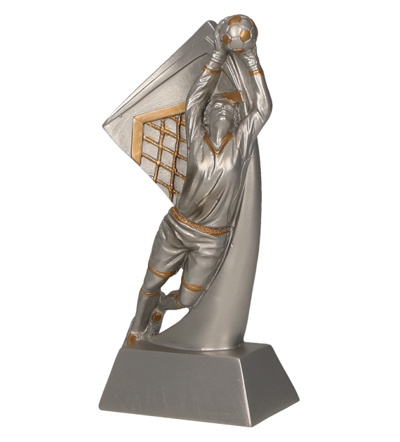 Figurka odlewana RP2004 – piłka nożna, bramkarz, 17,5 cm