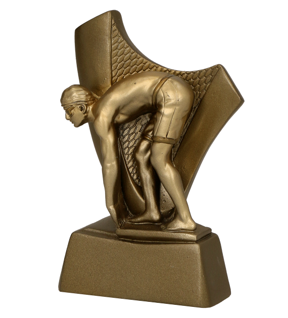 Figurka odlewana RP4018 – pływanie, 10 cm