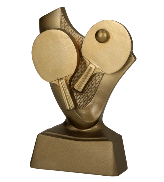 Figurka odlewana RP4017 – tenis stołowy, 10 cm