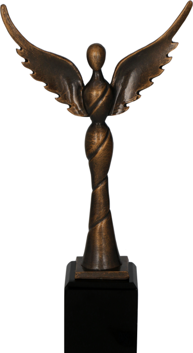 Figurka odlewana w kolorze brązu RFST3062/BR – Wiktoria, zwycięstwo, 28 cm