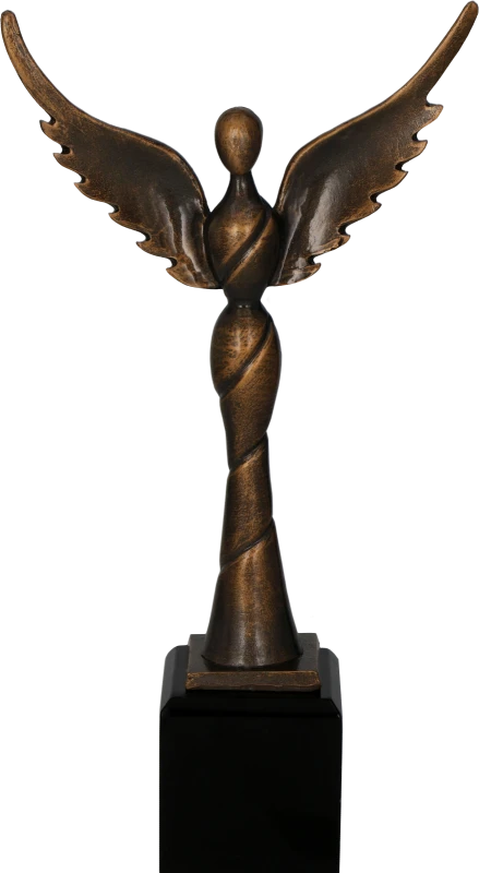 Figurka odlewana w kolorze brązu RFST3062/BR – Wiktoria, zwycięstwo, 28 cm