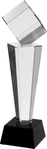 Trofeum kryształowe z etui C004 – 30 cm