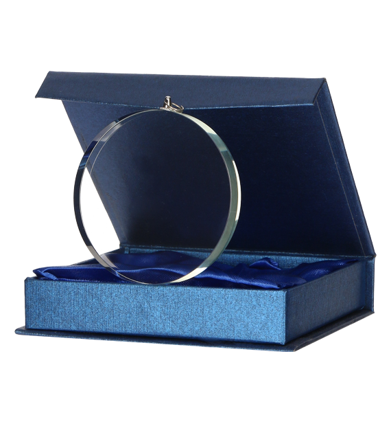 Medal szklany GM7010 w etui – Ø 70 mm