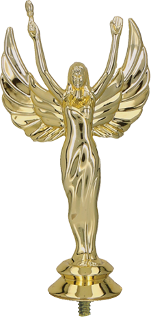 Figurka plastikowa złota B322/G – 24,5 cm – zdjęcie 2