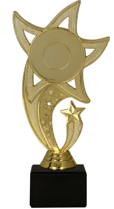 Figurka plastikowa złota B625/G – gwiazda, 19,5 cm – zdjęcie 2