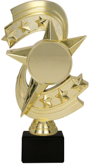 Figurka plastikowa złota F270/G – 17 cm – zdjęcie 2