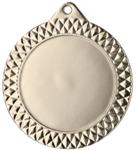 Medal stalowy brązowy z miejscem na emblemat 50 mm MMC1270/B – Ø 70 mm – zdjęcie 2