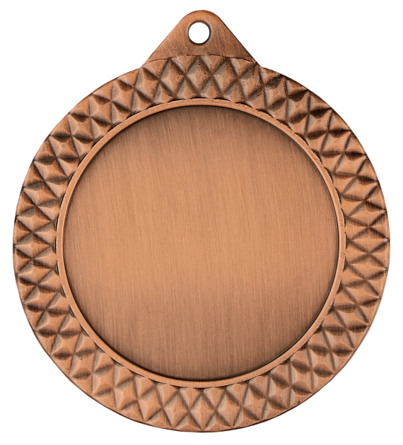 Medal stalowy brązowy z miejscem na emblemat 50 mm MMC1270/B – Ø 70 mm – zdjęcie 3