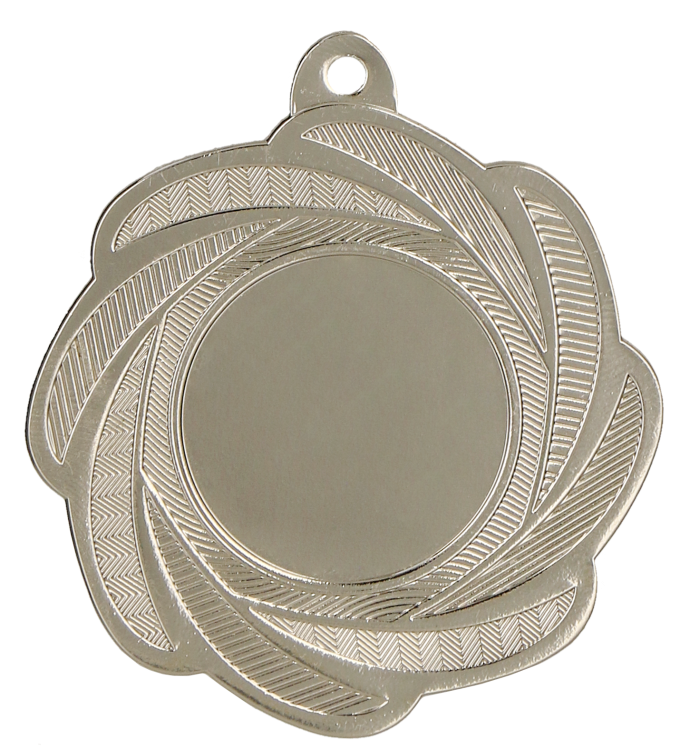 Medal stalowy złoty z miejscem na emblemat 25 mm MMC1350/G – Ø 50 mm – zdjęcie 3