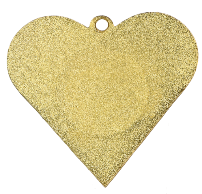 Medal stalowy złoty MMC36050/G – Ø 50 mm – zdjęcie 2