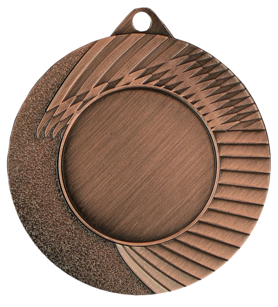 Medal stalowy srebrny z miejscem na emblemat 25 mm MMC4502/S – Ø 45 mm – zdjęcie 3