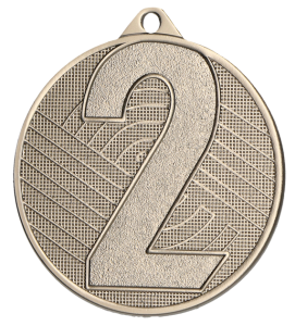 Medal stalowy złoty MMC4503/G – Ø 45 mm – zdjęcie 2