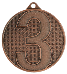 Medal stalowy złoty MMC4503/G – Ø 45 mm – zdjęcie 3