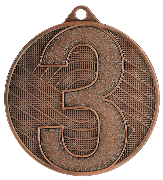 Medal stalowy złoty MMC4503/G – Ø 45 mm – zdjęcie 3