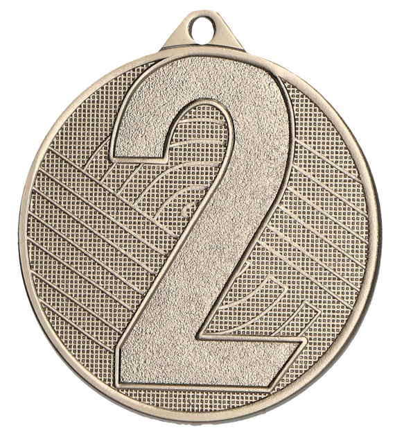 Medal stalowy srebrny MMC4503/S – Ø 45 mm – zdjęcie 2