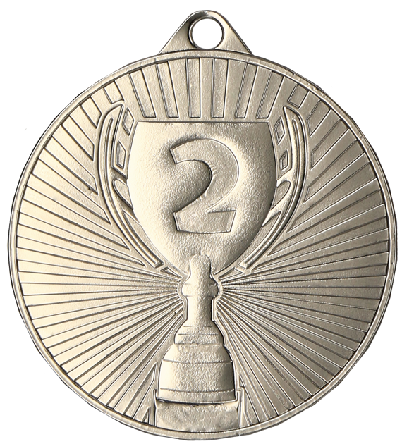 Medal stalowy brązowy MMC4504/B – pucharek, Ø 45 mm – zdjęcie 2