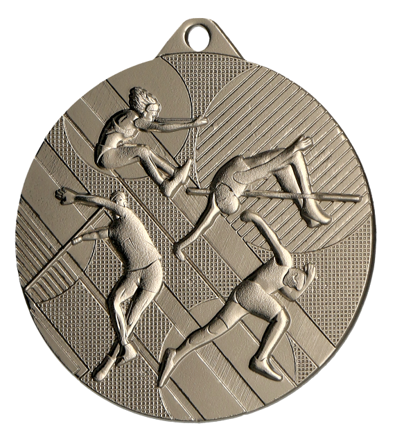 Medal stalowy złoty MMC4508/G – lekkoatletyka, Ø 45 mm – zdjęcie 2