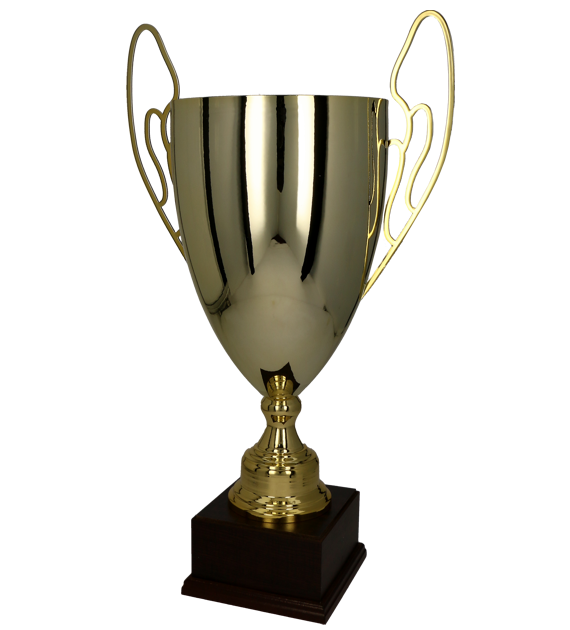 Puchar metalowy złoty 1063 – 4 rozmiary (48,5–57,5 cm) – zdjęcie 2