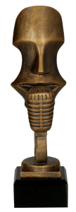Figurka odlewana w kolorze brązu RFST3048/BR – muzyka, 21 cm – zdjęcie 3