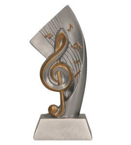 Figurka odlewana RP2009 – muzyka, 17,5 cm – zdjęcie 2