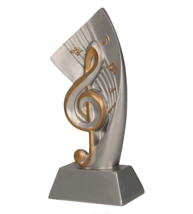 Figurka odlewana RP2009 – muzyka, 17,5 cm – zdjęcie 3