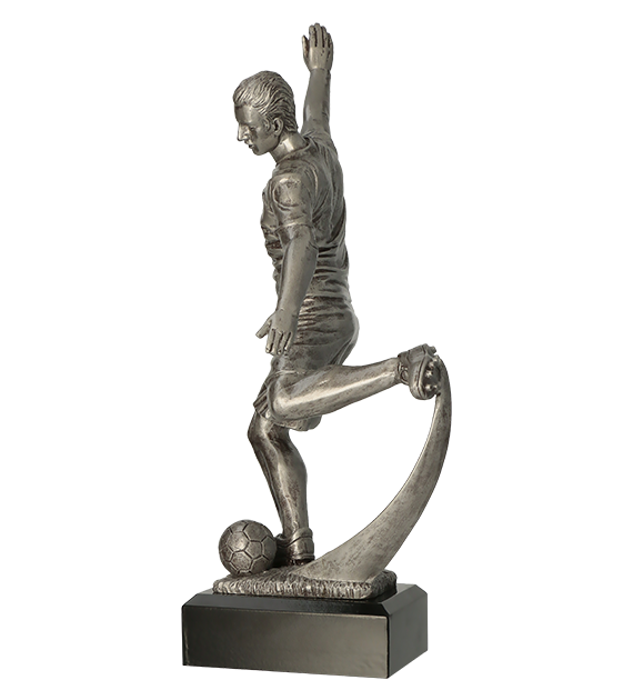 Figurka odlewana srebrna RFST3029/S – piłka nożna, 1, 29 cm – zdjęcie 2
