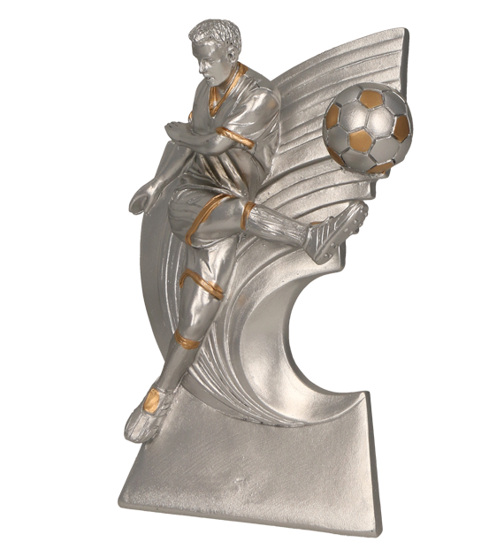 Figurka odlewana RP2016 – piłka nożna, 16 cm – zdjęcie 2
