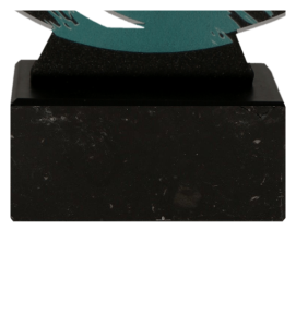 Statuetka metalowa Wirline na marmurowej podstawie WR-SOC1 – piłka nożna, 3 rozmiary (18–22 cm) – zdjęcie 3
