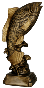Figurka odlewana RFST3054A – wędkarstwo, karp, 37 cm – zdjęcie 2