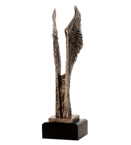 Figurka odlewana w kolorze brązu RTY640/BR – skrzydła, 26 cm – zdjęcie 2