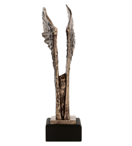 Figurka odlewana w kolorze brązu RTY640/BR – skrzydła, 26 cm – zdjęcie 3