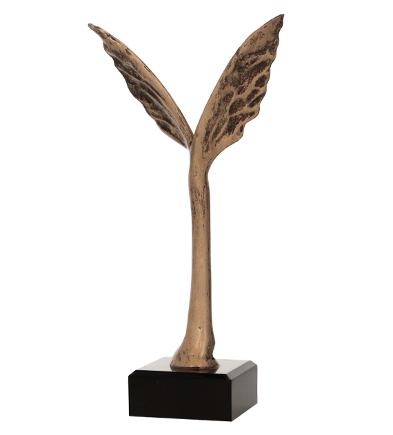 Figurka odlewana w kolorze brązu RTY3301/BR – wiktor T-M, 26,5 cm – zdjęcie 2