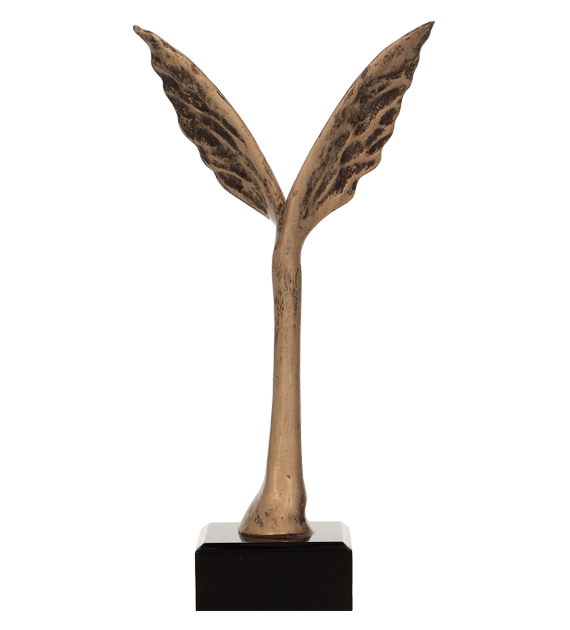 Figurka odlewana w kolorze brązu RTY3301/BR – wiktor T-M, 26,5 cm – zdjęcie 3
