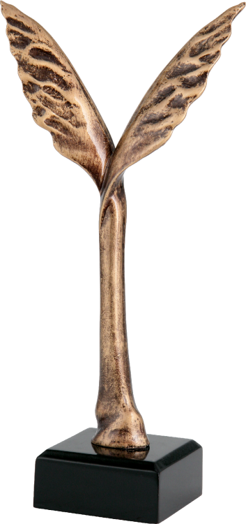 Figurka odlewana w kolorze brązu RTY3301/BR – wiktor T-M, 26,5 cm – zdjęcie 4