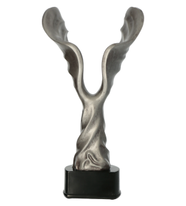 Figurka odlewana srebrna RFST3030/S – skrzydła, 27 cm – zdjęcie 3