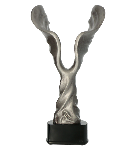 Figurka odlewana srebrna RFST3030/S – skrzydła, 27 cm – zdjęcie 3