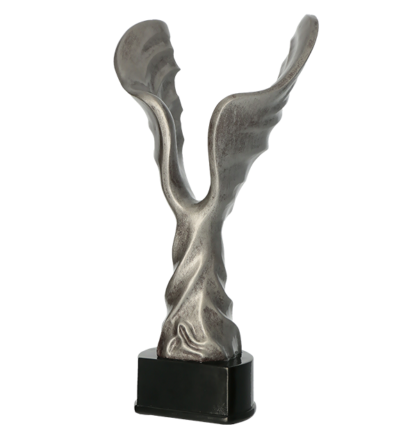 Figurka odlewana srebrna RFST3030/S – skrzydła, 27 cm – zdjęcie 4