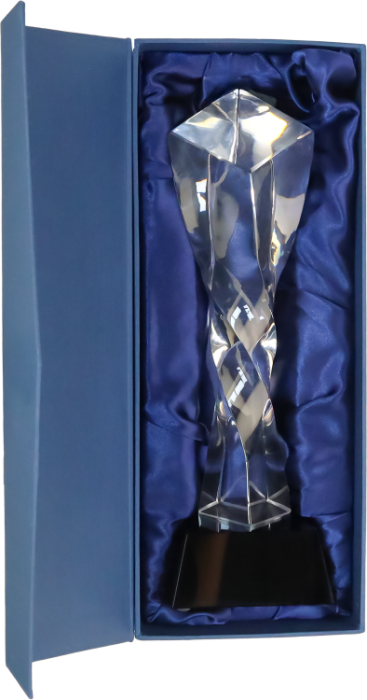 Trofeum kryształowe C060 – 27 cm – zdjęcie 2