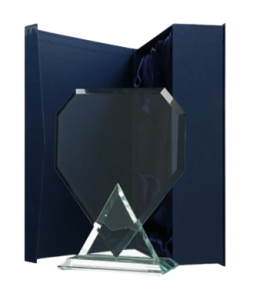 Statuetka szklana z etui G048 – 22 cm – zdjęcie 3