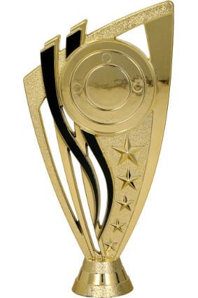 Figurka plastikowa złota F258/G/BK – 16,5 cm – zdjęcie 2