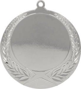 Medal stalowy złoty z miejscem na emblemat 50 mm MMC1170/G – Ø 70 mm – zdjęcie 2