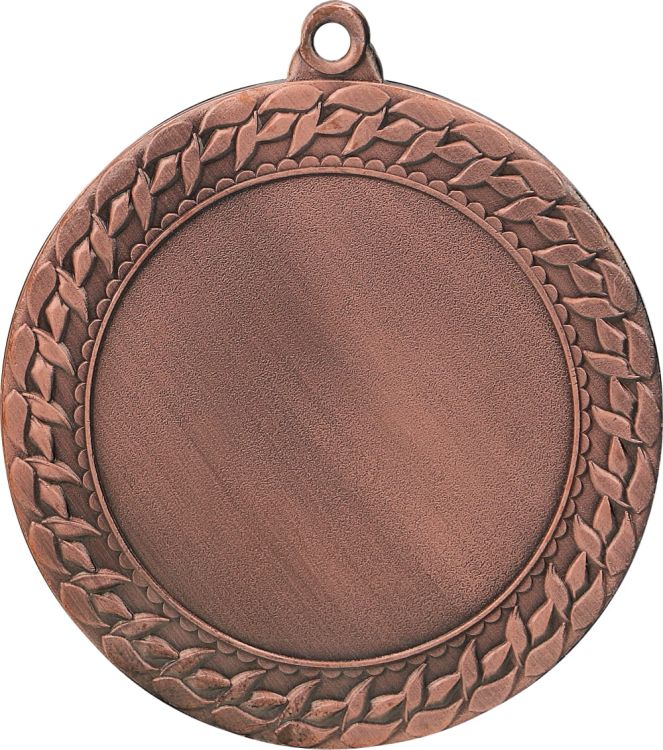 Medal stalowy brązowy z miejscem na emblemat 50 mm MMC2072/B – Ø 70 mm – zdjęcie 3