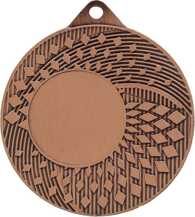 Medal stalowy brązowy z miejscem na emblemat 25 mm MMC31050/B – Ø 50 mm – zdjęcie 4