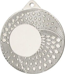 Medal stalowy złoty z miejscem na emblemat 25 mm MMC31050/G – Ø 50 mm – zdjęcie 3