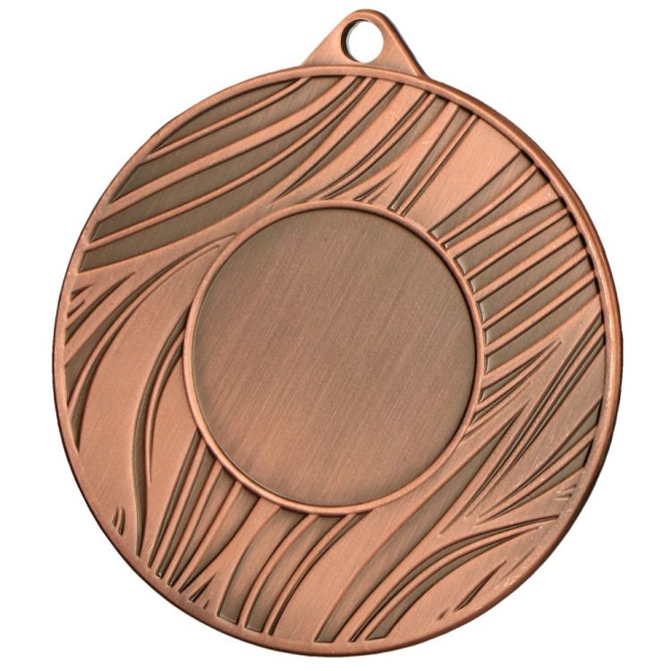 Medal stalowy złoty MMC43050/G – Ø 50 mm – zdjęcie 3