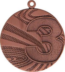 Medal stalowy brązowy MMC6040/B – Ø 40 mm – zdjęcie 3