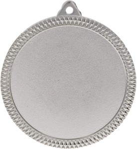 Medal stalowy złoty z miejscem na emblemat 50 mm MMC6060/G – Ø 60 mm – zdjęcie 2