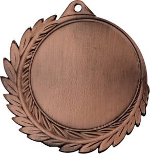 Medal stalowy brązowy z miejscem na emblemat 50 mm MMC7010/B – Ø 70 mm – zdjęcie 3