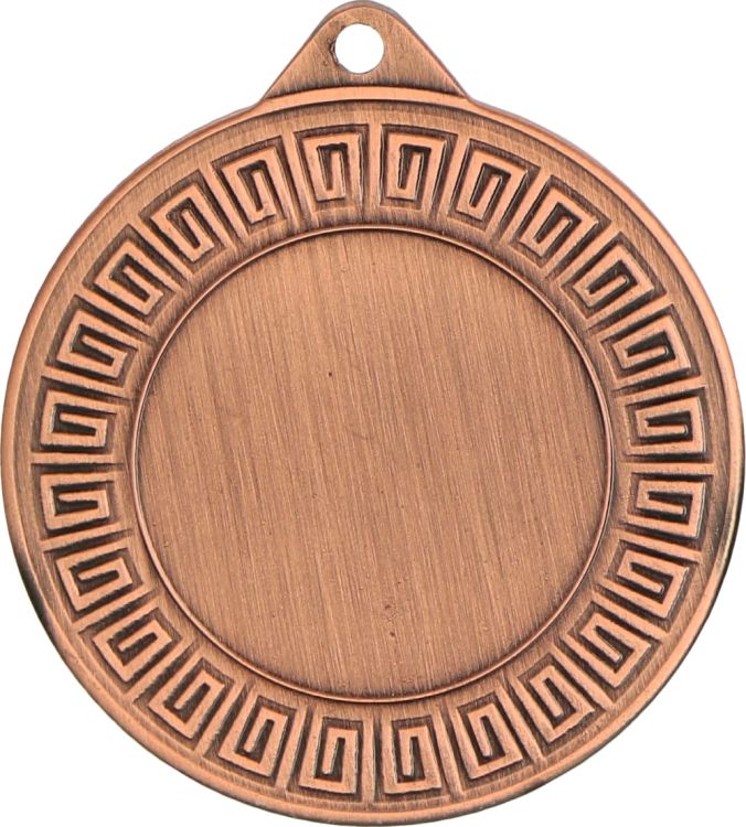 Medal stalowy srebrny z miejscem na emblemat 25 mm MMC7140/S – Ø 40 mm – zdjęcie 4