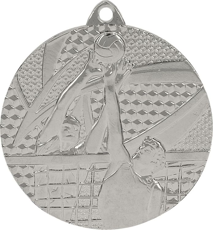 Medal stalowy brązowy MMC7650/B – siatkówka, Ø 50 mm – zdjęcie 2